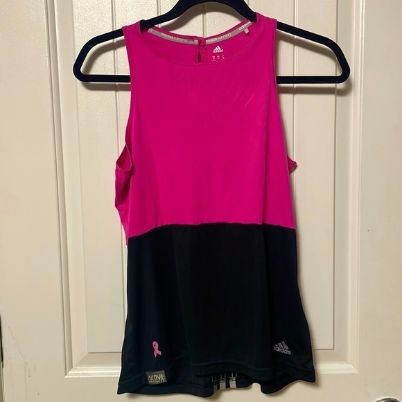 ADIDAS AKTIVE AGAINST CANCER Running Size Medium Shirt - Picture 1 of 5